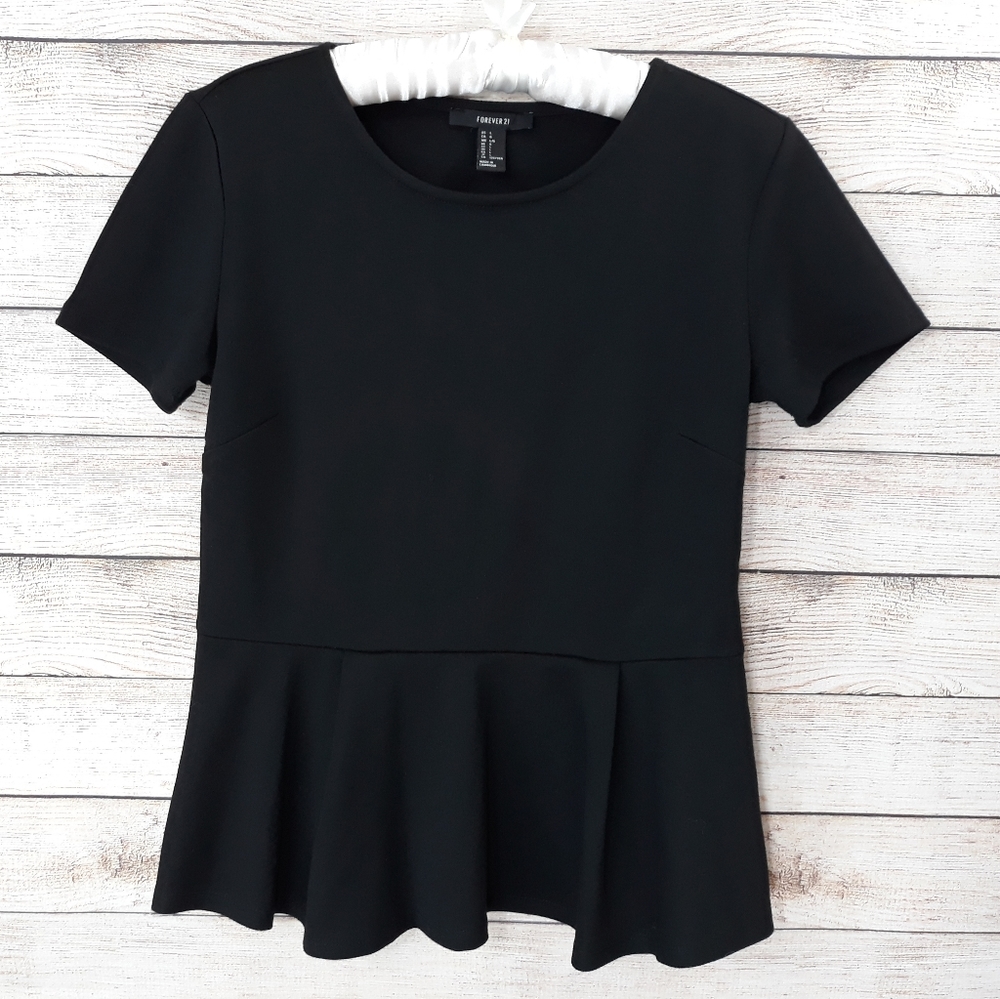 Forever 21 Peplum Knit Top
